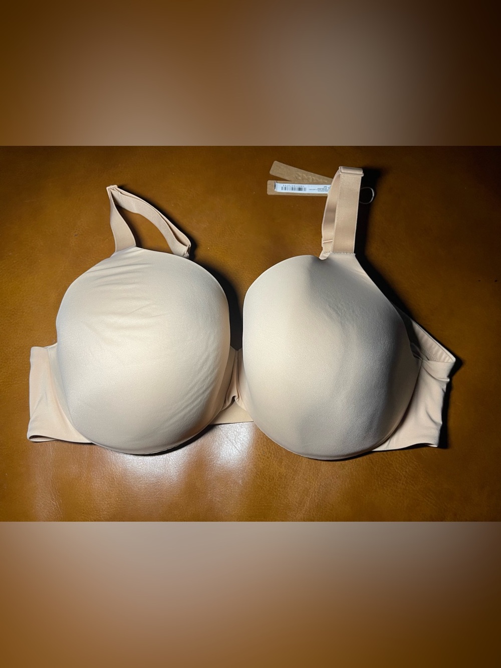 SKIMS Smoothing Full Coverage Lightly Lined Bra | Clay | Size 38DD | NWT